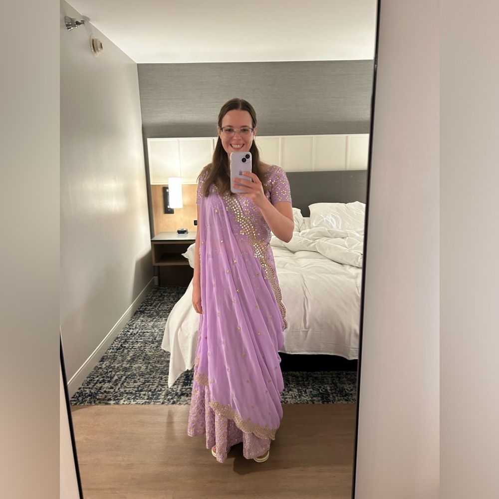 Purple Lehenga size Medium